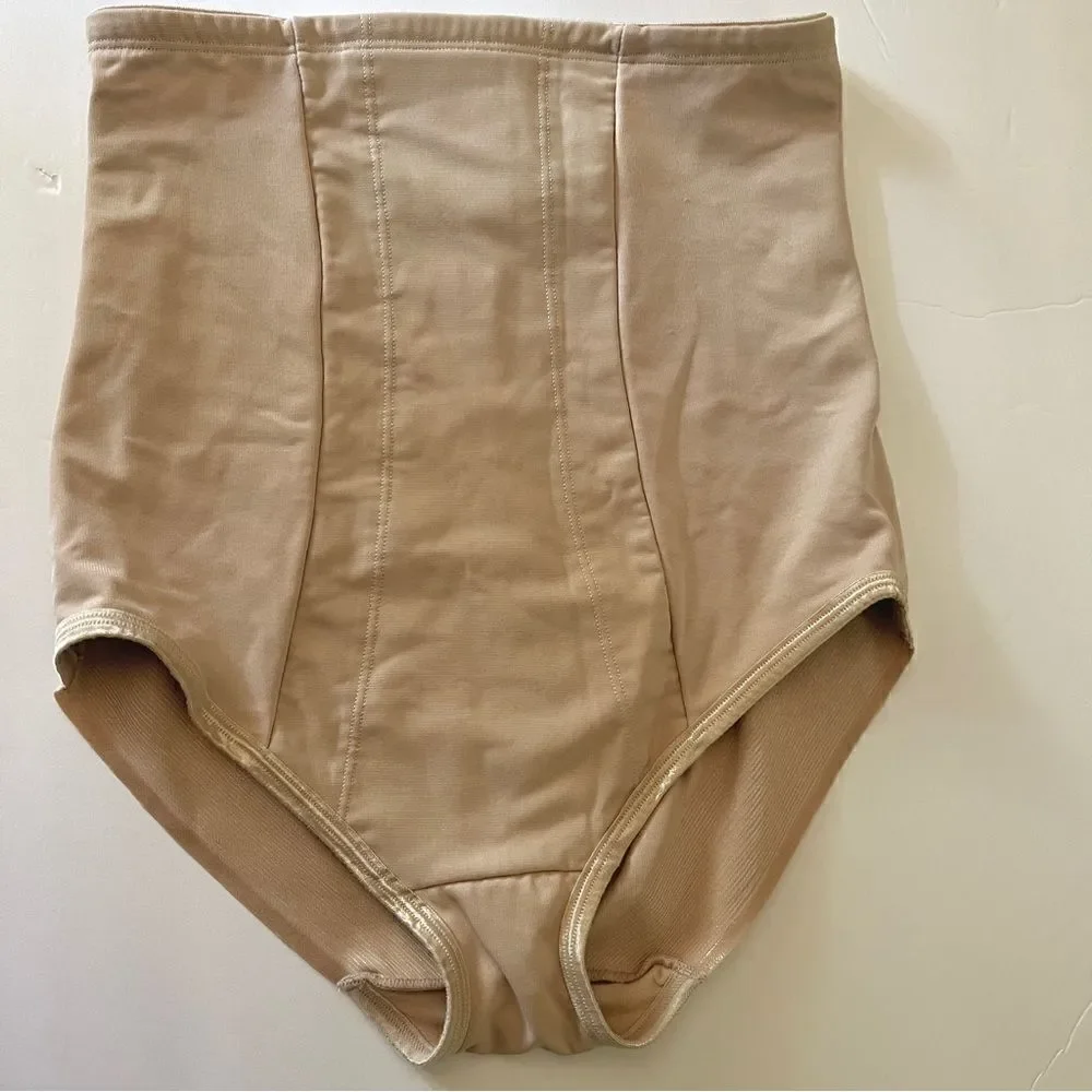 Soma High Waist Firm Support Brief Beige XL Slimmer